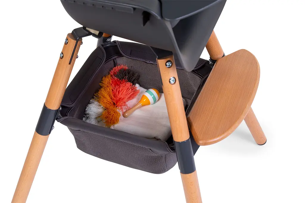 Корзина для речей до стільця для годування Childhome Evolu антрацит (CHEVOBASA) - фото 3