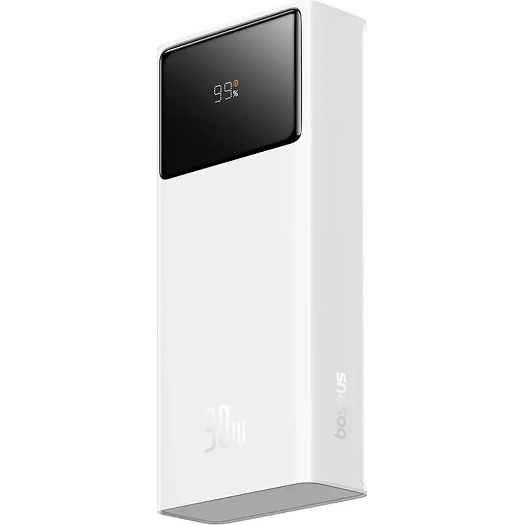 Зовнішній акумулятор Baseus Star-Lord Digital Display 20000mAh 30W White P10022904213-00 [117955] - фото 4