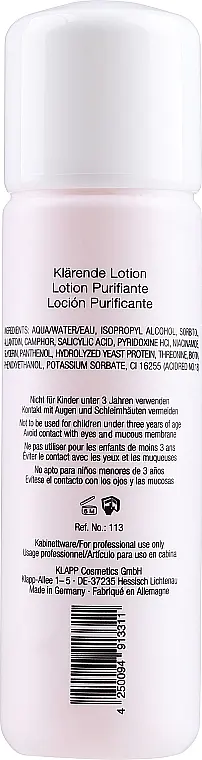 Тонік себум-очищення Klapp PSC Sebum Cleanser, 150 мл - фото 2