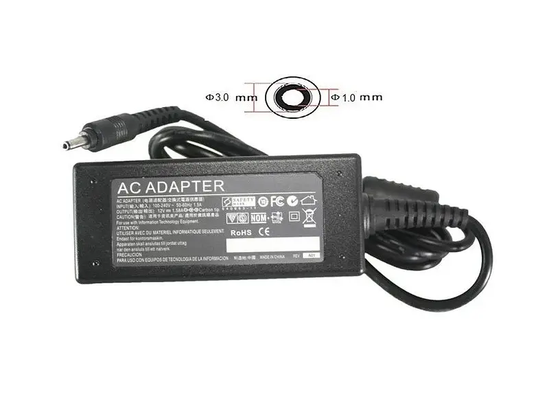 Блок живлення для ноутбука PowerPlant ACER 220V, 12V 18W 1.5A (3.0*1.0)