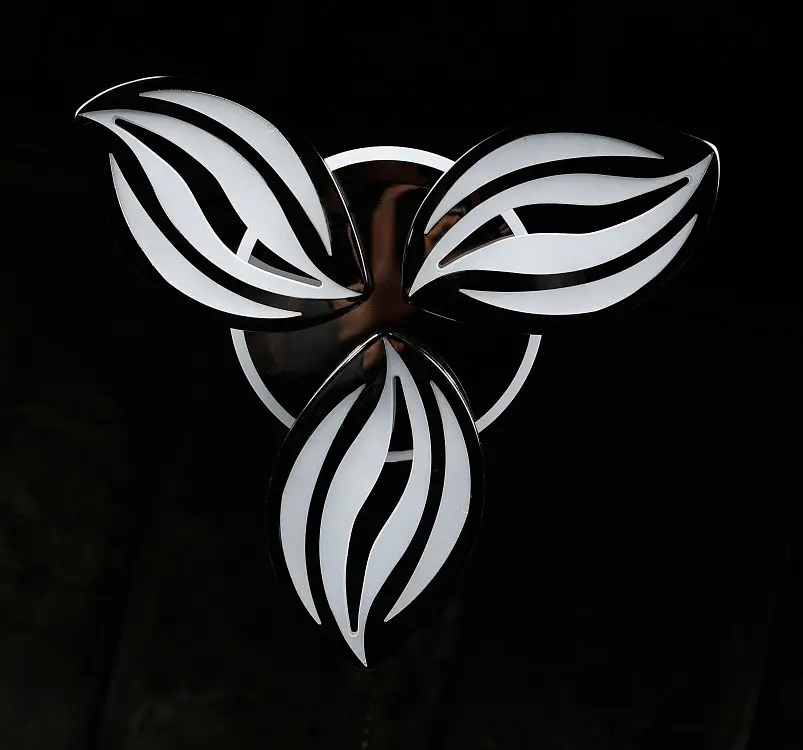 Люстра стельова LED Splendid Ray LK23/3, 80W, чорний/білий, сучасний стиль з пультом, димер - фото 2