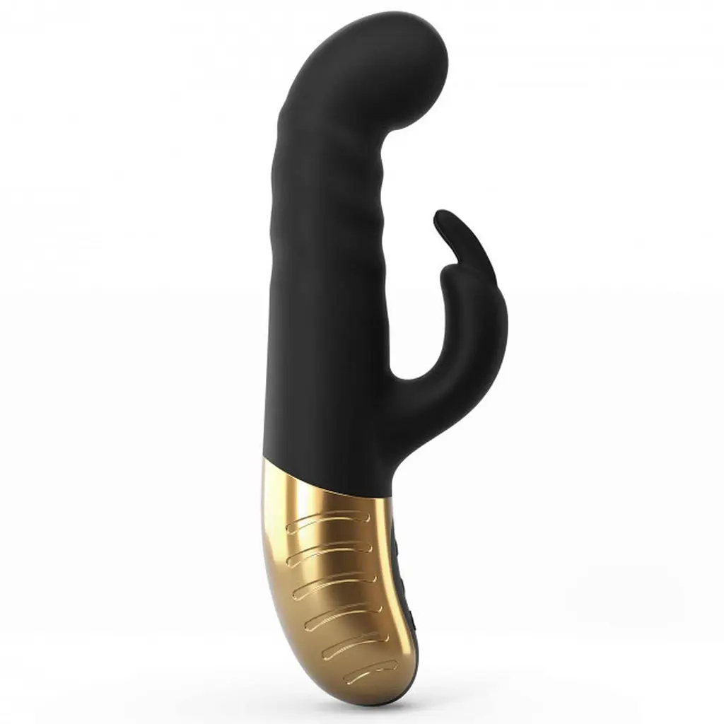 Вібратор кролик Dorcel G-Stormer 23.5х3.9 см чорний - фото 2