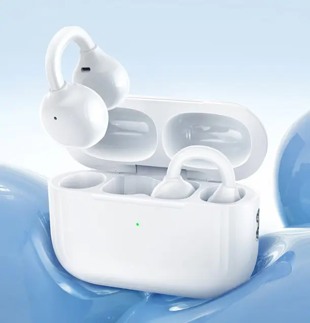 Навушники Remax OWS-20 Ear Clip TWS Earphones White - фото 3