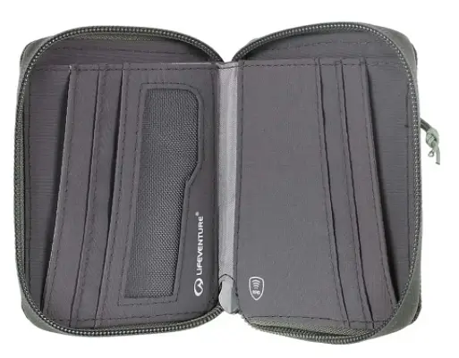 Кошелек Lifeventure Recycled RFID Bi-Fold Wallet Оливковый - фото 3