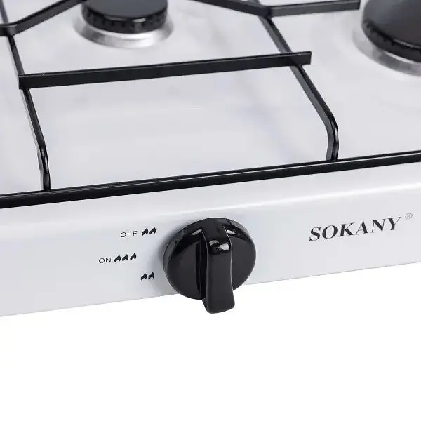 Настільна газова плита Sokany SК-6003W біла - фото 5