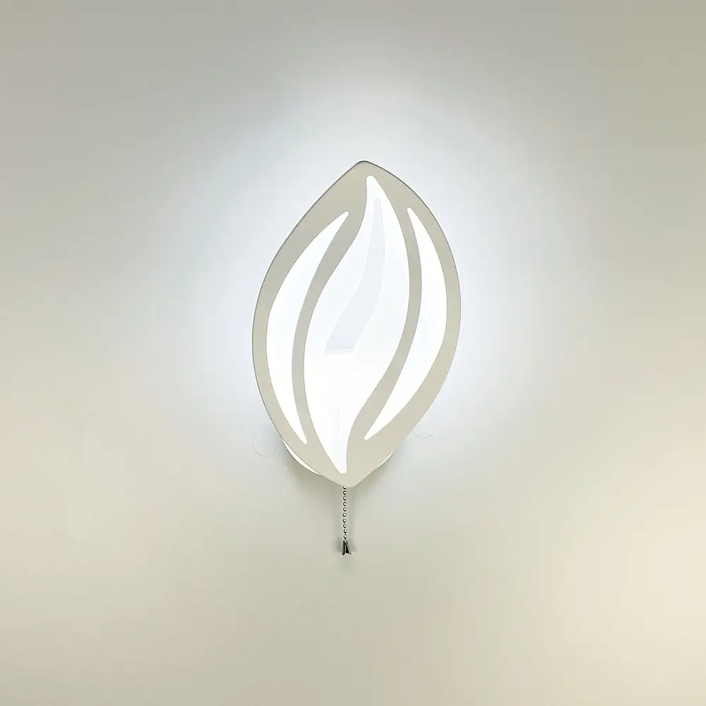 LED бра у формі пелюстки білого кольору Line F Арт. 2325/1 WT - фото 2