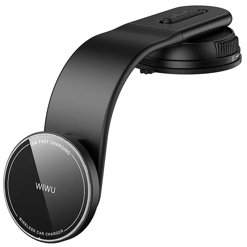 Автотримач із БЗУ CH-327 Universal Automatic 15W Black Wiwu teh0029280 - фото 6