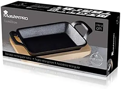Чавунна мініформа з сервер. дошкою MasterPro Cook & share, 17х10 см, прямокутна (BGMP-3807-4) - фото 5
