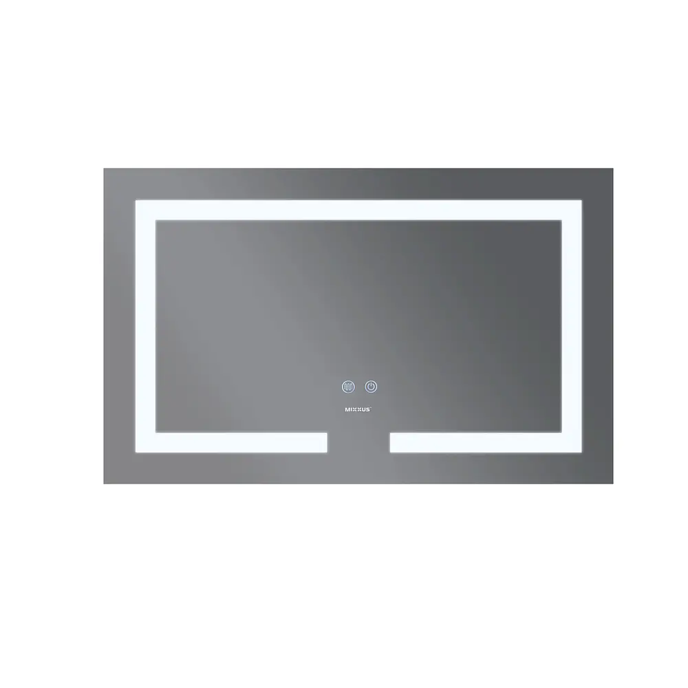 Дзеркало Mixxus Hard MR07-80x50 (LED Touch, антизапотівання, димер, регулювання яскравості) MI6658 - фото 4
