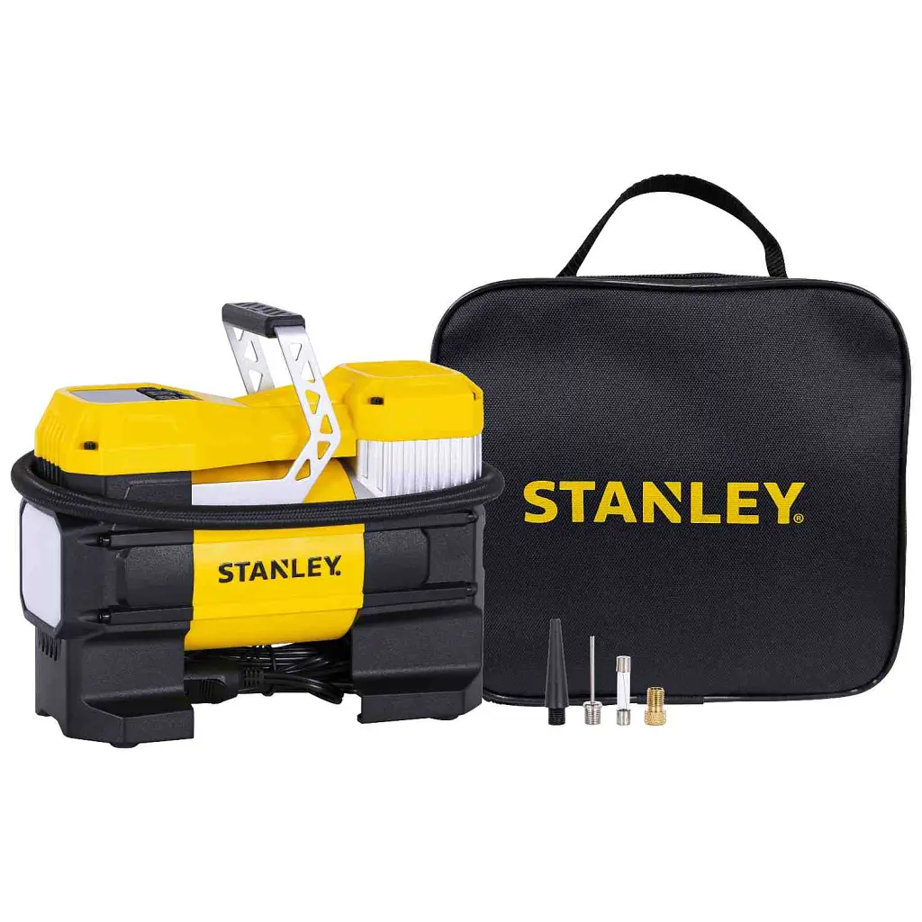 Автомобільний компресор Stanley 23 л/хв, 12 В, 10 бар, вага 1.1 кг (SXIF0001) - фото 11
