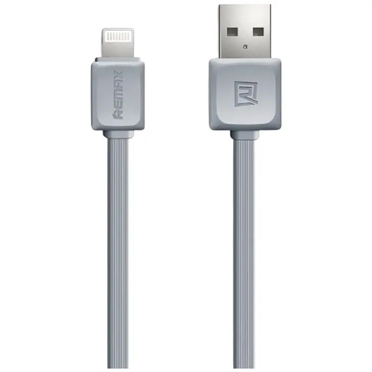 Кабель Remax Fast Data Lightning 1m Grey