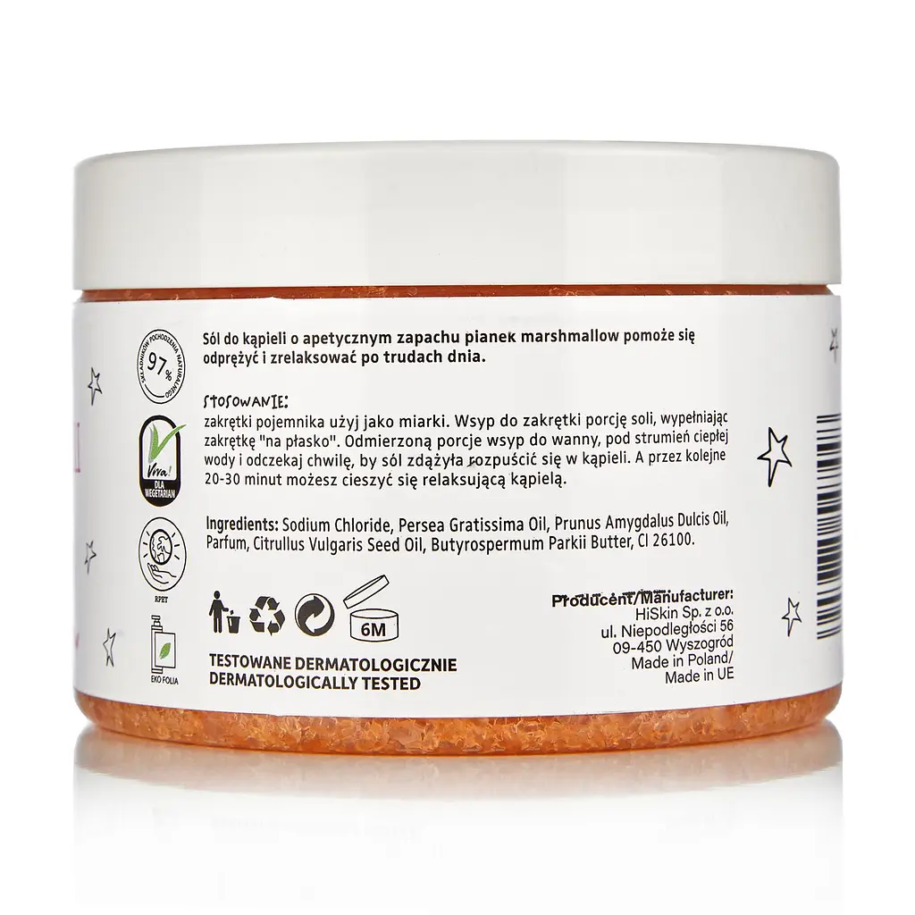 Сіль для ванн HiSkin Crazy Body Marshmallow 300 г - фото 3