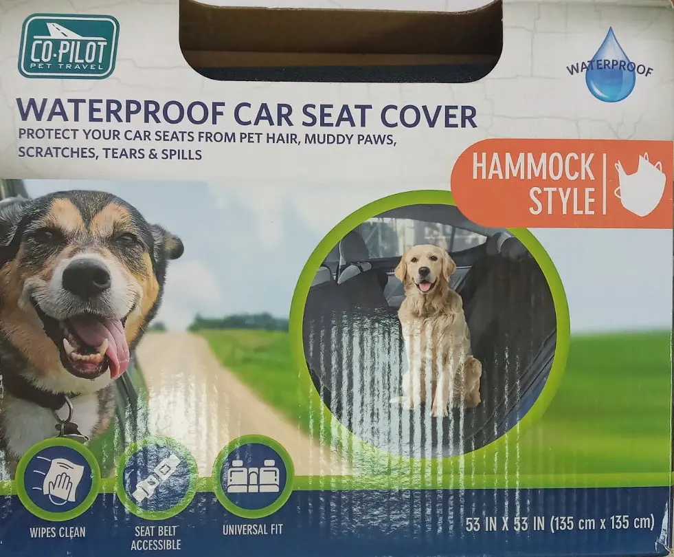 Водонепроникний чохол на сидіння автомобіля Co-Pilot Pet Travel Car Seat Cover для собак - фото 2