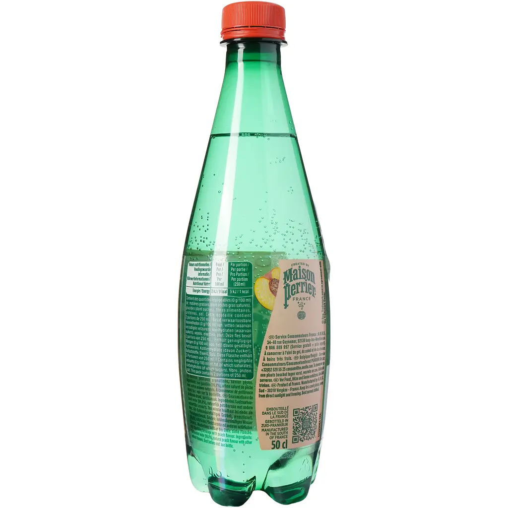 Вода Perrier персик 0.5 л - фото 2