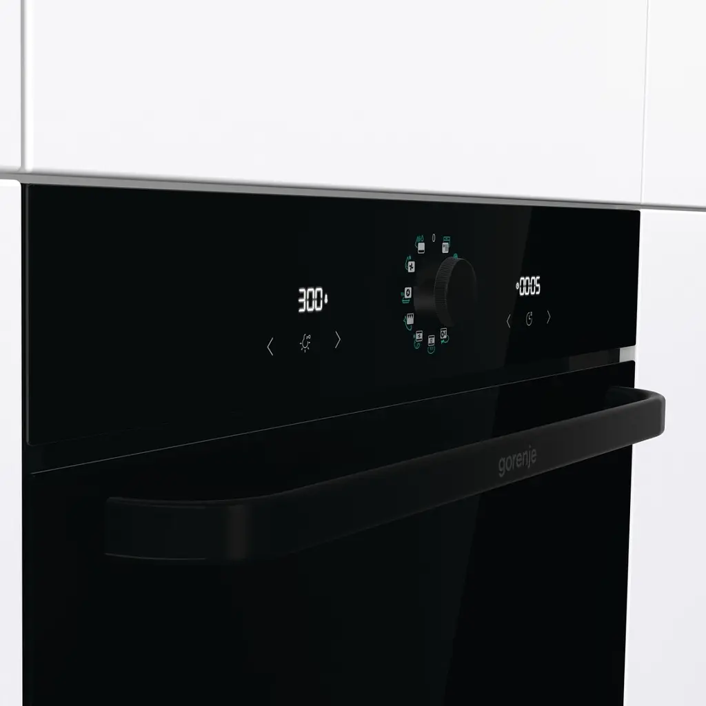 Духова шафа електрична Gorenje 77 л A пара дисплей макс.темпер.-300 чорний - фото 6