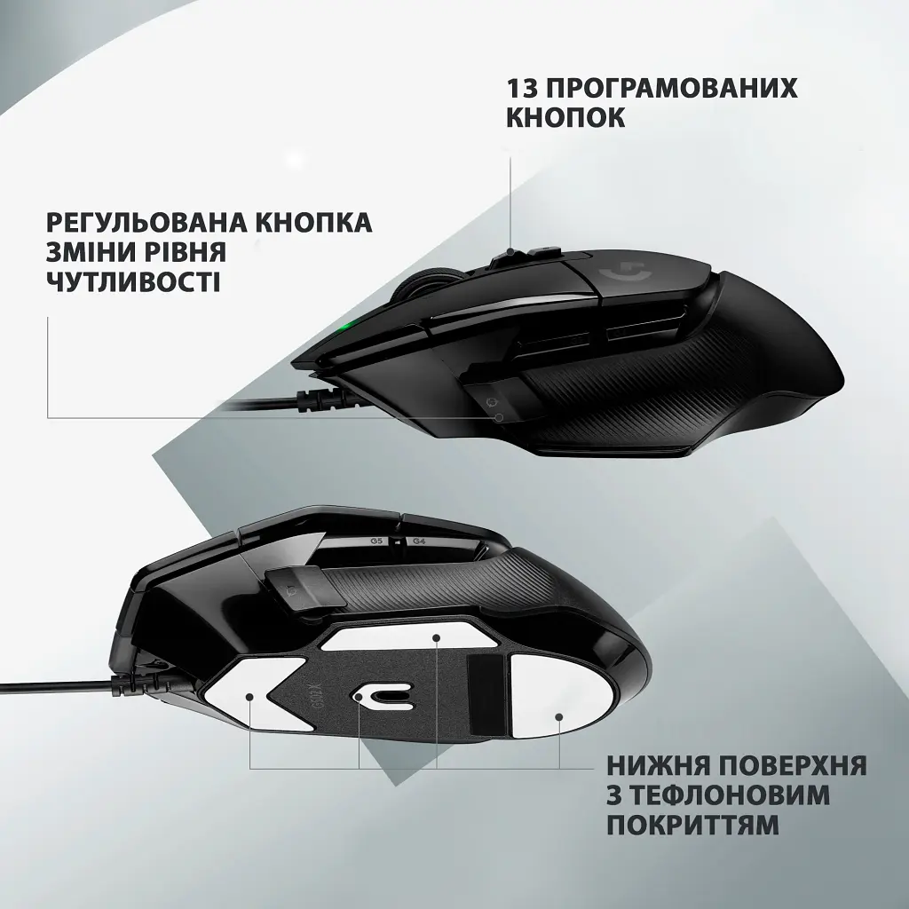 Мишка Logitech G502 X USB Black (910-006138) - фото 5