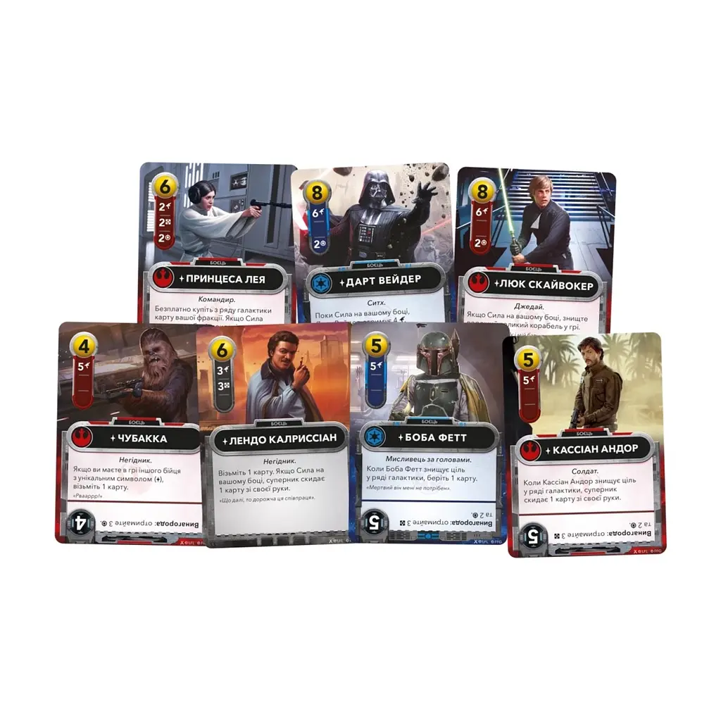 Настільна гра Geekach Games Зоряні війни. Колодобудівна гра (Star Wars: The Deckbuilding Game) (укр.) (GKCH168SW) - фото 3
