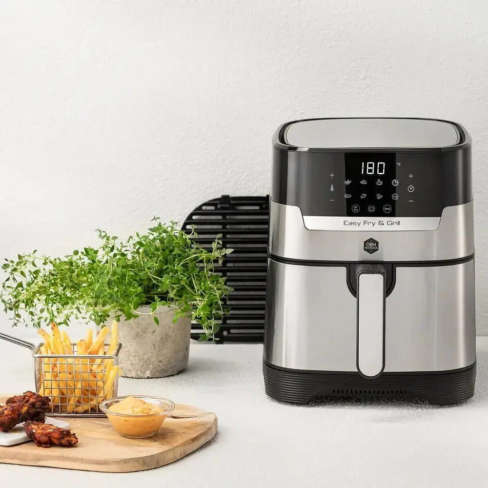 Мультипечь OBH Nordica EasyFry&Grill 1550 Вт черно-серая (AG505DS0) - фото 9