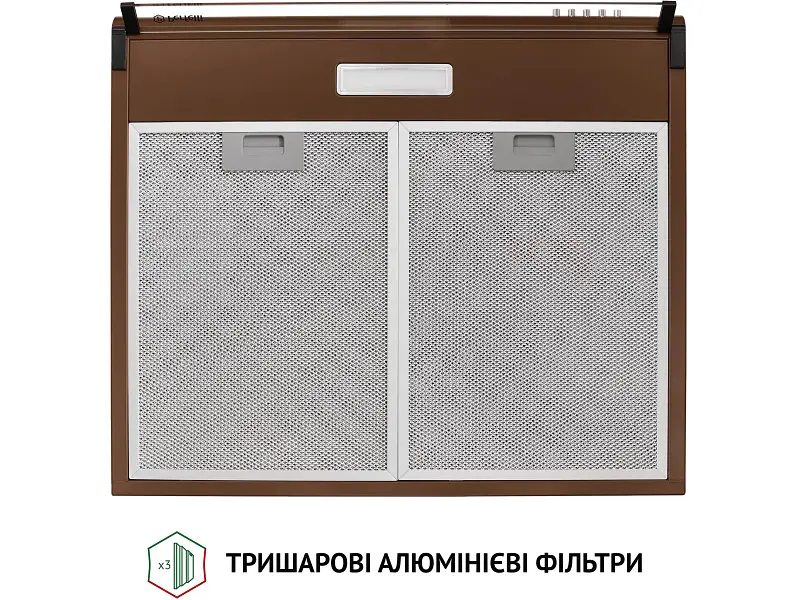Витяжка Perfelli PL 6144 DARK BR LED - фото 6