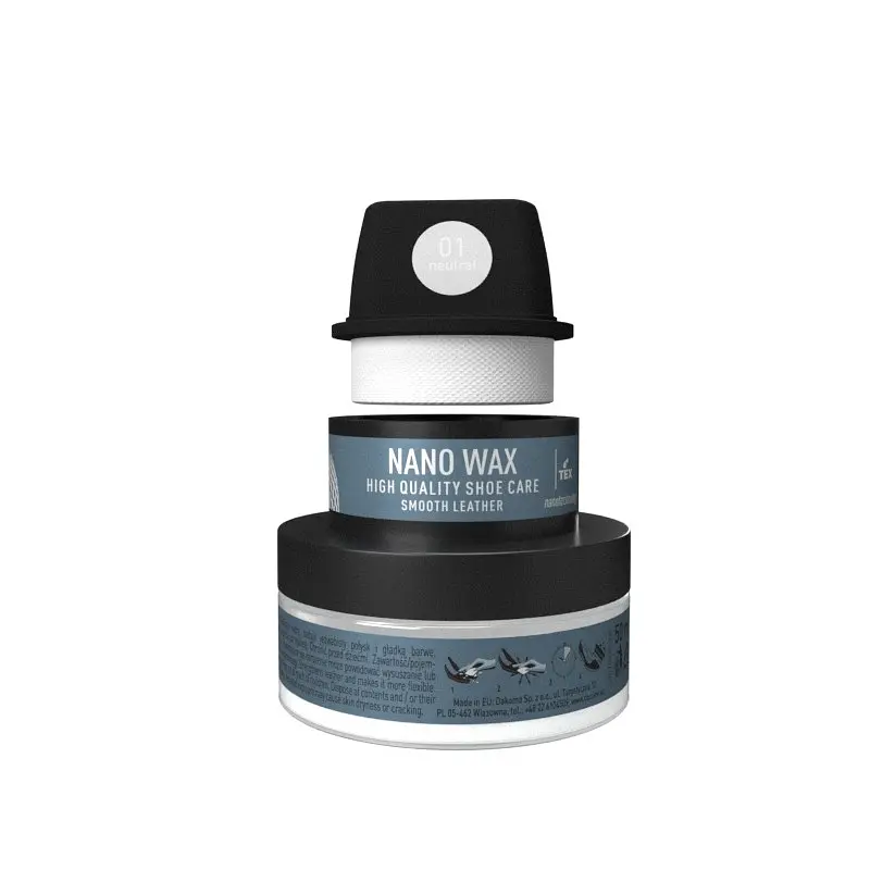 Безбарвний крем для взуття з лицьової шкіри 50 мл Coccine Nano Wax