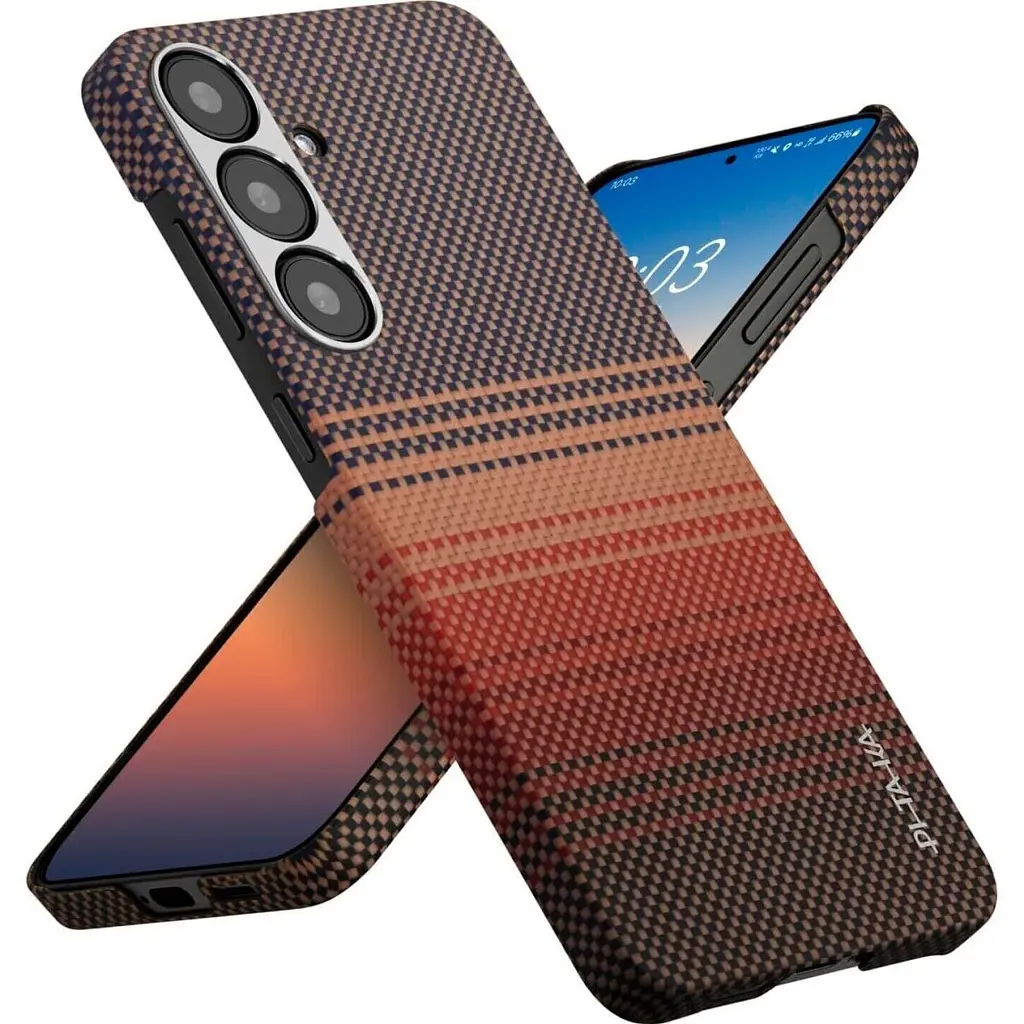 Чехол Pitaka Tactile Woven MagEZ для Samsung Galaxy S25 Plus Sunset [KS2503S] [135435] - фото 3
