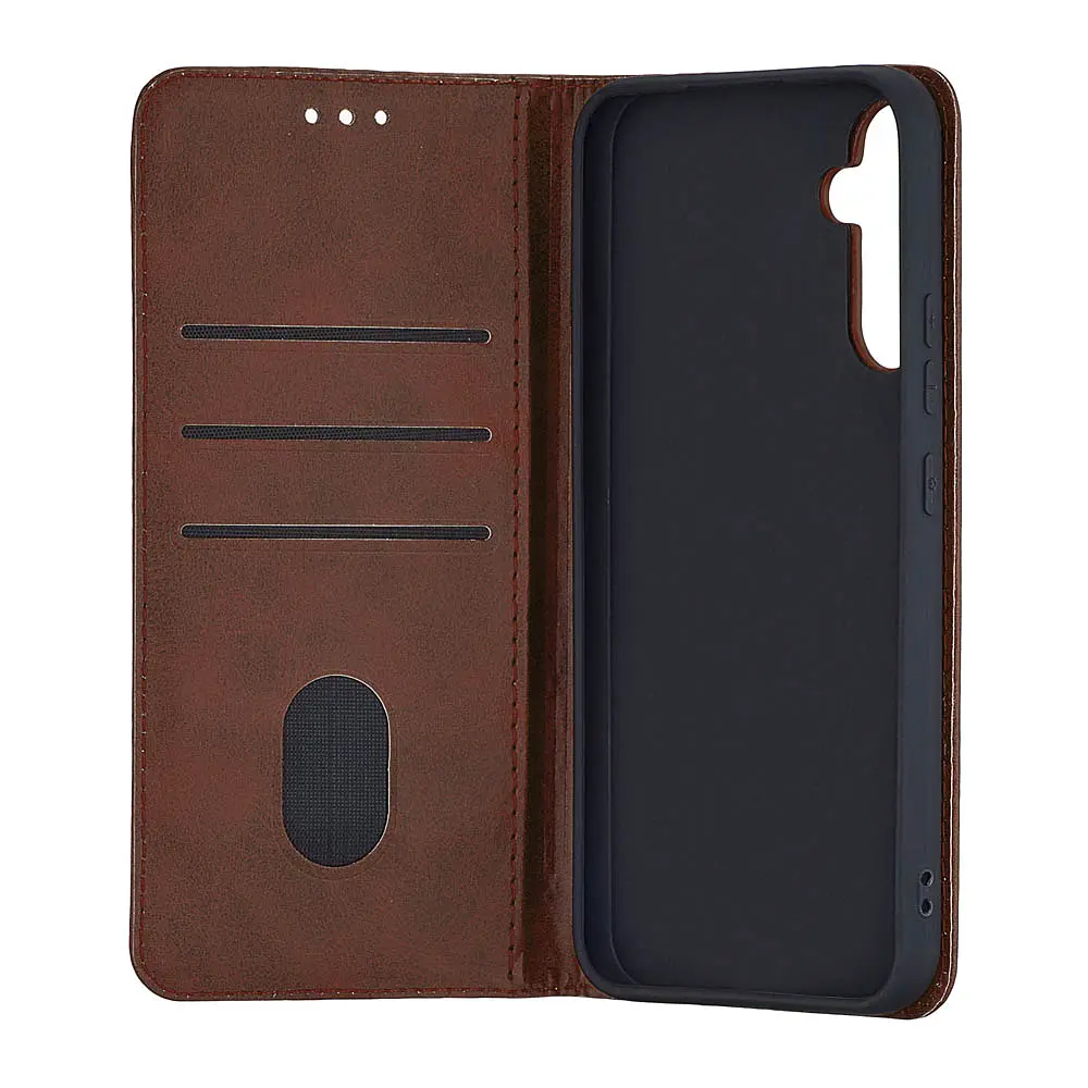 Чохол-книжка Premium Samsung A34 5G (A346) Dark Brown - фото 3