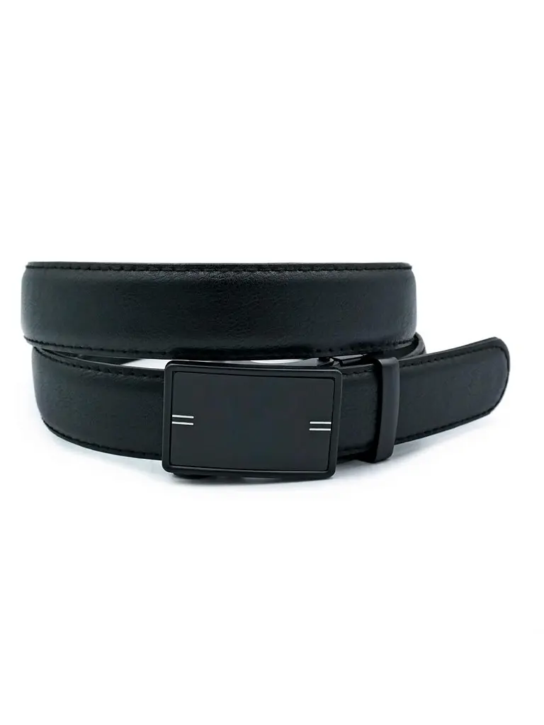 Дитячий ремінь Weatro 2,8 х 80 см Чорний dtsk-28mm-kz-008 (dtsk-28mm-kz-008) - фото 3