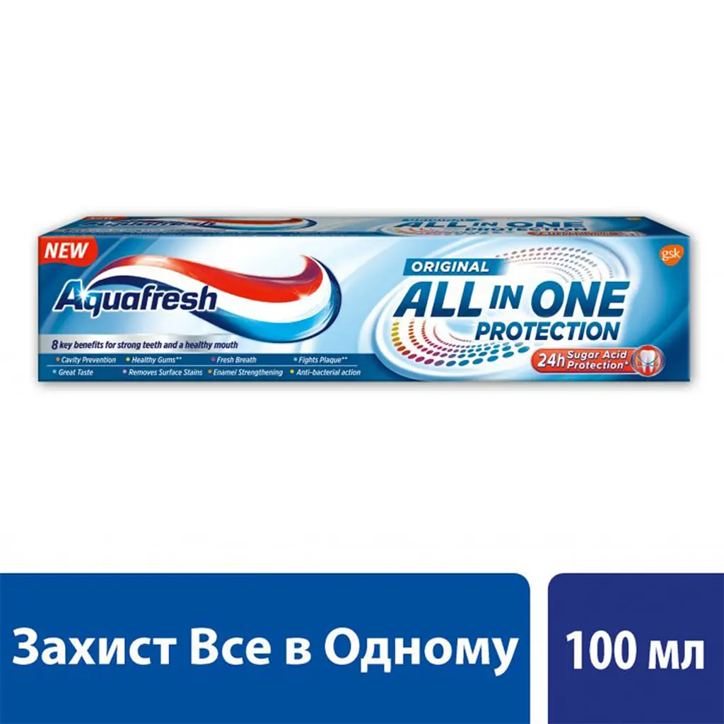 Зубна паста Aquafresh All in One Захист 100 мл - фото 3