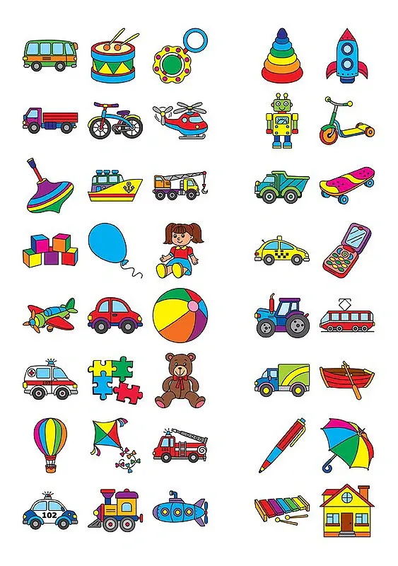 English for Kids. Іграшки і транспорт. Toys and Transport - Лариса Зінов'єва - фото 5