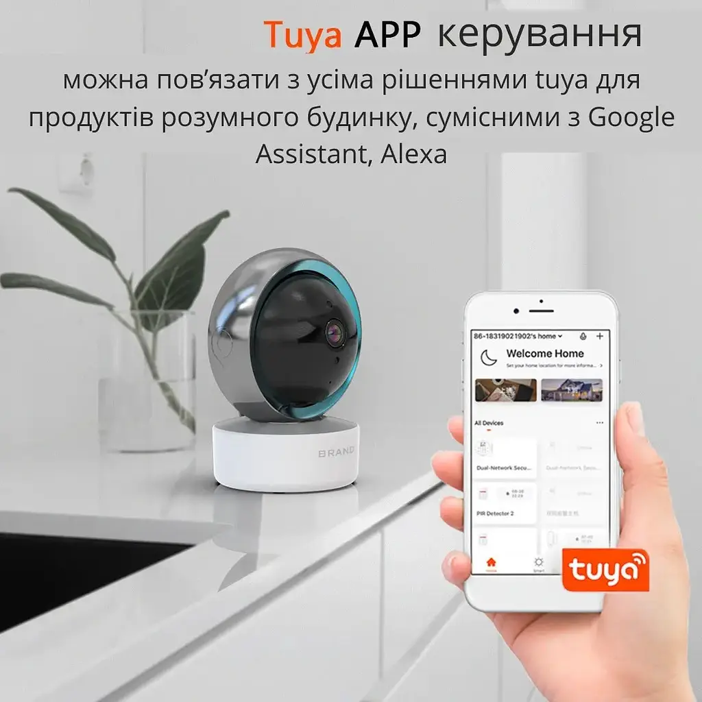 Інтелектуальна камера відеоспостереження TY305 / Поворотна камера Full HD 3mp - фото 7