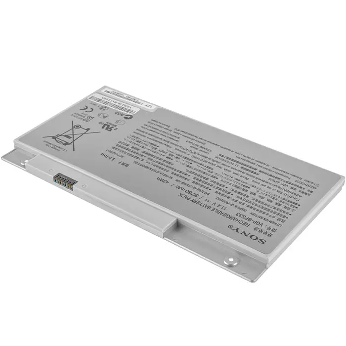 Акумулятор для ноутбука Sony BPS33 (VGP-BPS33, SVT14128CC, SVT141290X, SVT15112CXS, SVT1511M1E) 11.4V 3760 mAh 43Wh Silver - фото 2