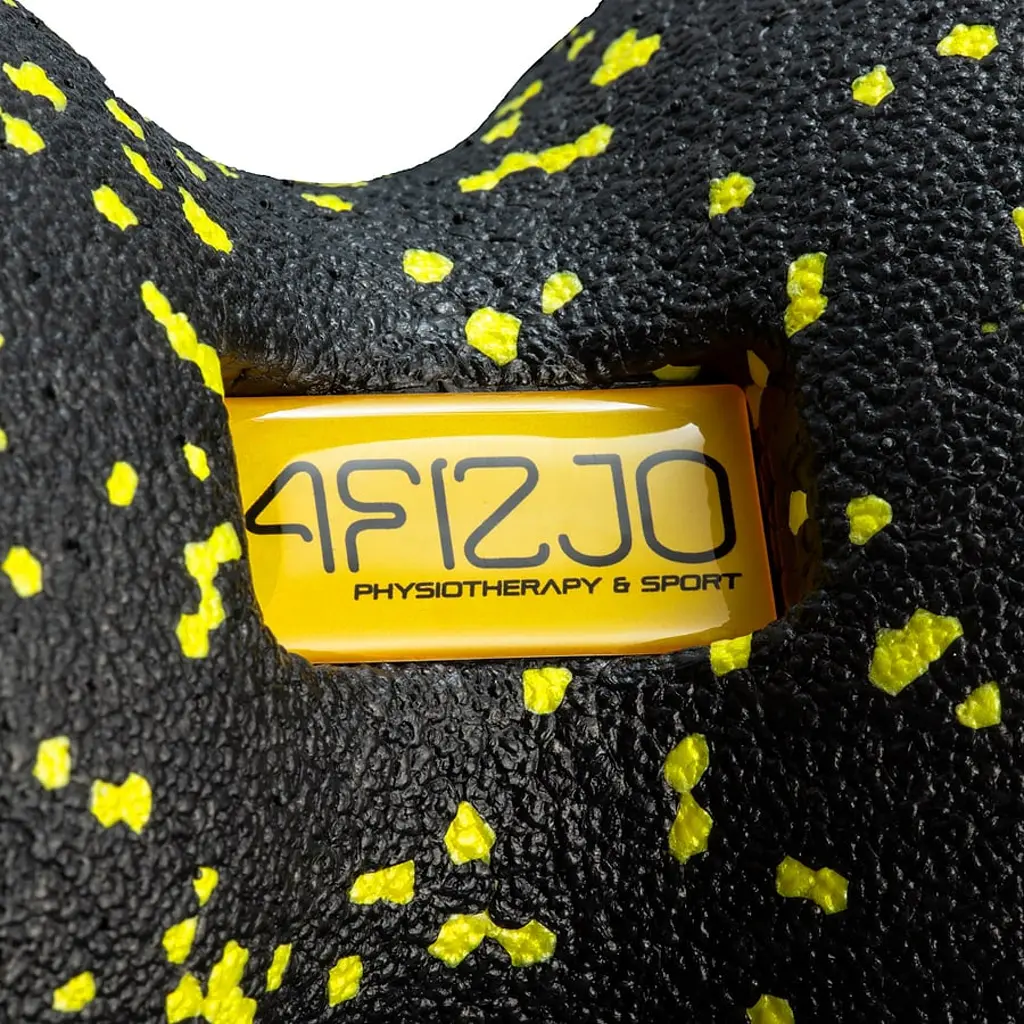 Масажний м'яч подвійний 4FIZJO EPP DuoBall 12 Black/Yellow 4FJ0082 (P-5907222931332) - фото 2