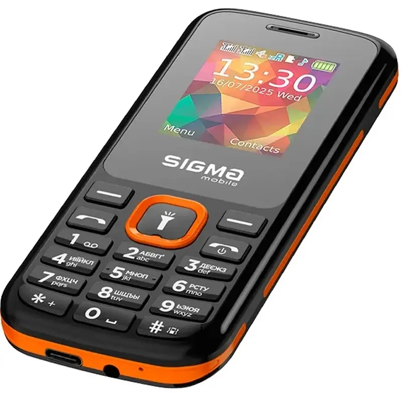 Мобільний телефон SIGMA X-style 171 MINI black-orange - фото 3