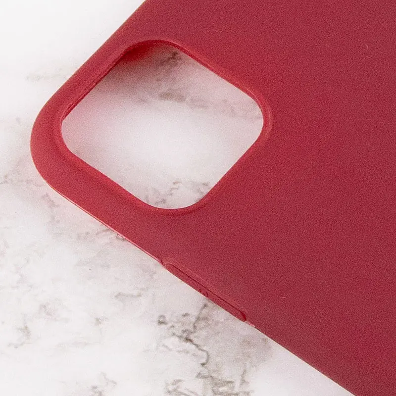 Силиконовый чехол Epik Candy для Apple iPhone 13 mini (5.4) Бордовый - фото 3