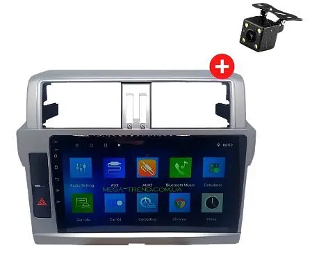 Автомагнитола XPRO штатная Toyota Prado 150 2014 Android 10.1 4/32 черный (Toyota Prado 150 2014_8800) - фото 4