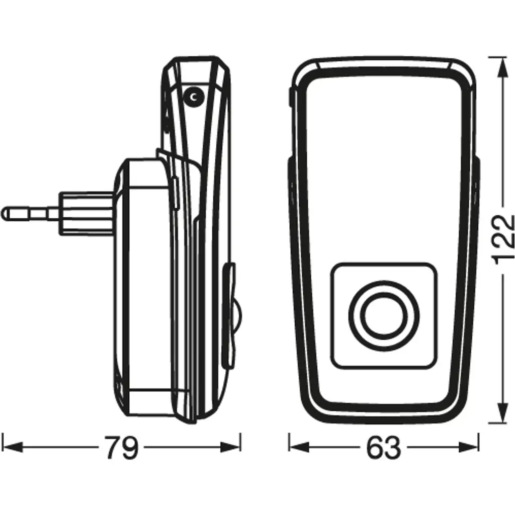Нічний світильник Osram Lunetta Torch Inductive (4099854530739) [157561] - фото 3