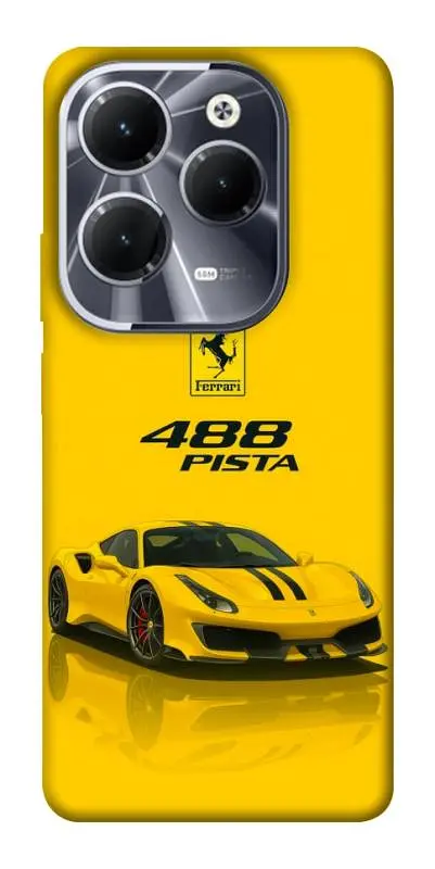 TPU чохол Demsky Yellow beast для Infinix Hot 40