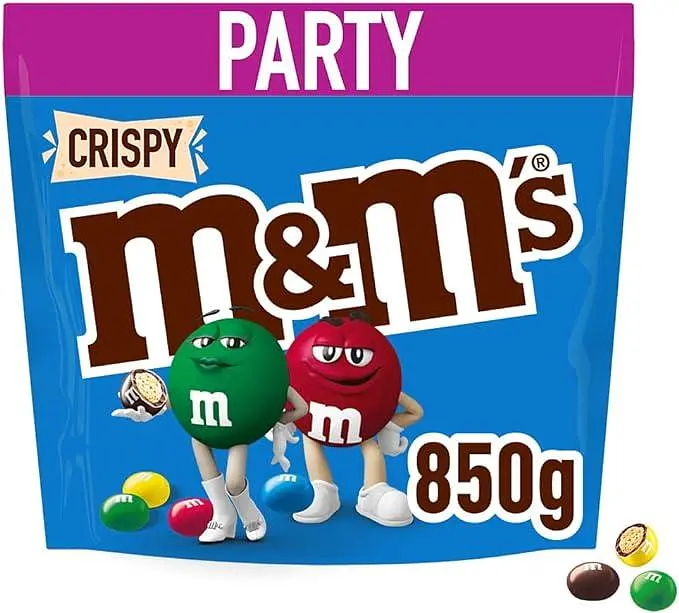 Драже M&M's Crispy Milk Chocolate Party 850 g - фото 3