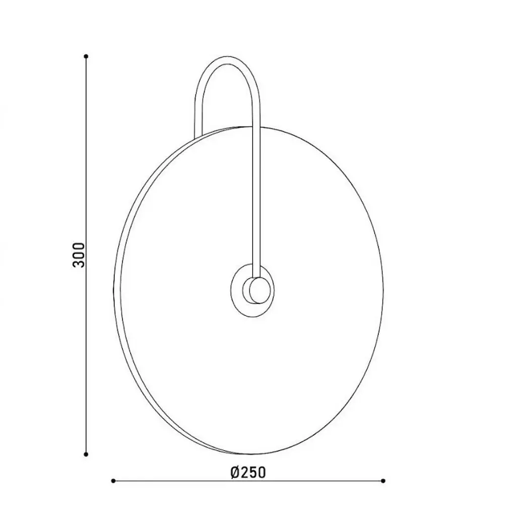 Бра KLOODI DECO WA-IRIS 250 3K GD - фото 4