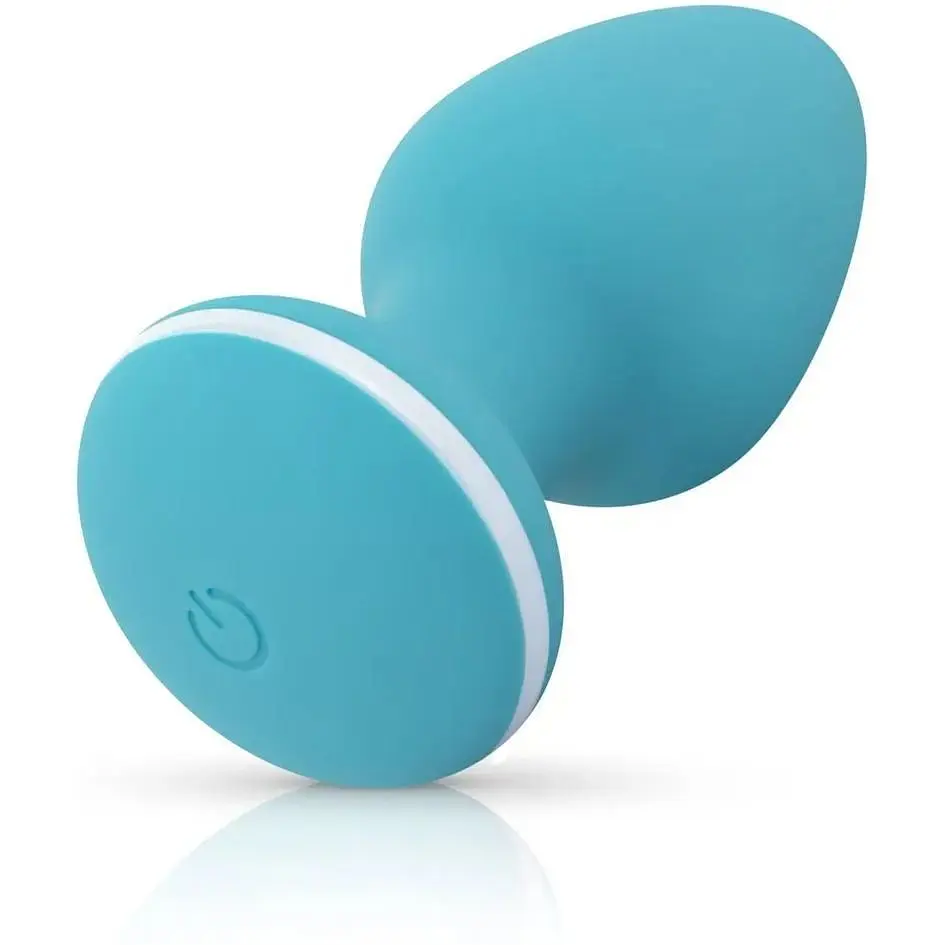 Анальная вибропробка Cala Azul Blanca Vibrating anal plug - фото 3