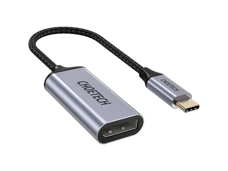 Адаптер Choetech Hub-H11 USB-C - DisplayPort Gray (HUB-H11-GY-V2)