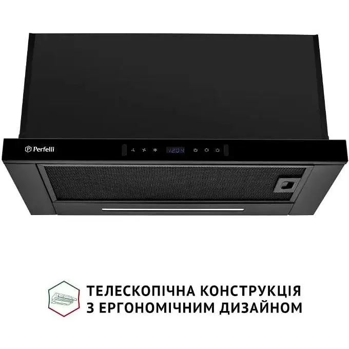 Вытяжка телескопическая Perfelli Iseo 6PWB Nero - фото 7