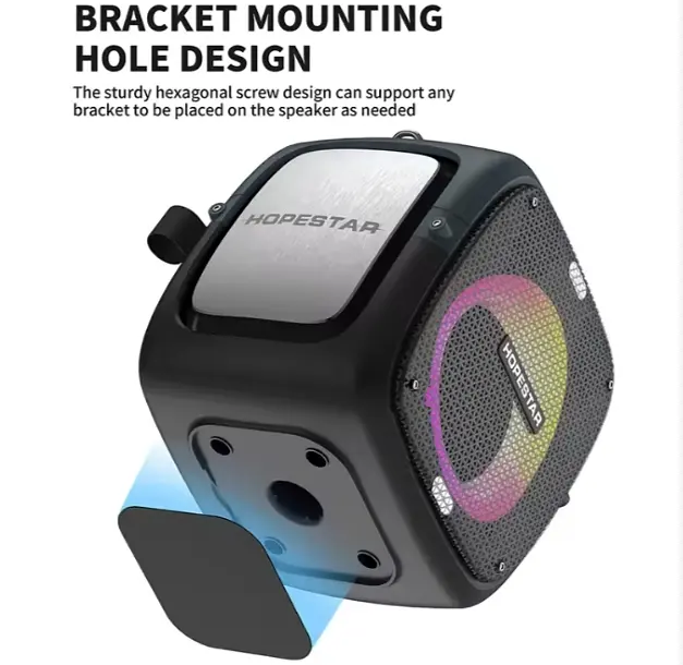 Портативна Bluetooth-колонка Hopestar Party One Ultimate Black - фото 2