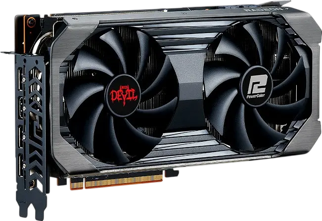 Відеокарта AMD Radeon RX 6600 XT 8GB PowerColor Red Devil (AXRX 6600XT 8GBD6-3DHE/OC) Б/В - фото 2