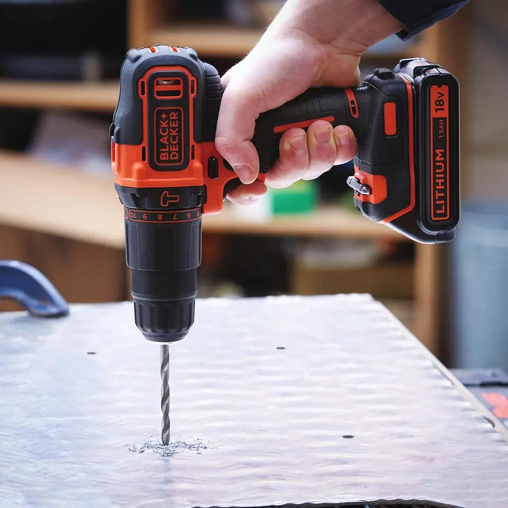 Дриль-шуруповерт Black+Decker BDCHD18KB [119537] - фото 6