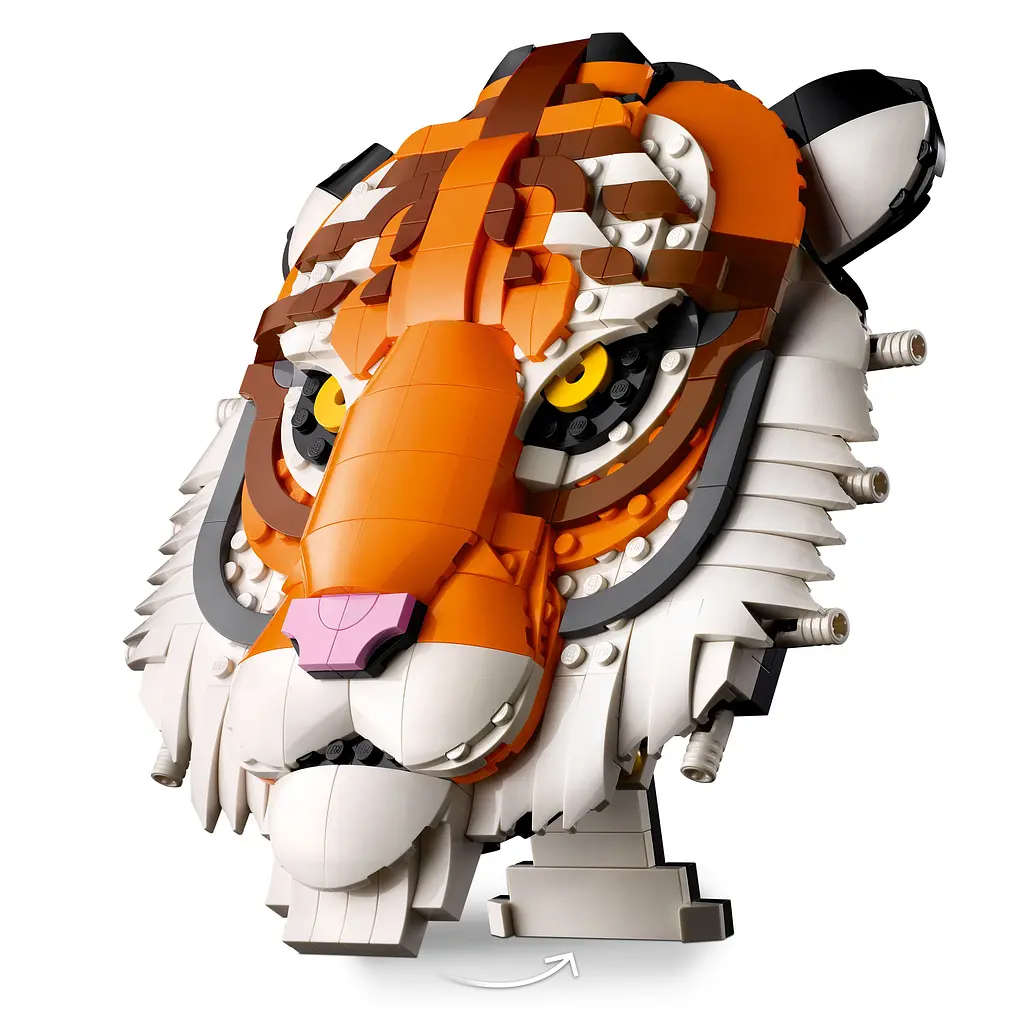 Конструктор LEGO Art Колекція фауни - Тигр 744 деталі (31217) - фото 6