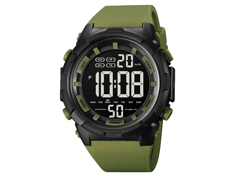 Чоловічий наручний годинник 1845AG Army Green Skmei acs0030546 - фото 2