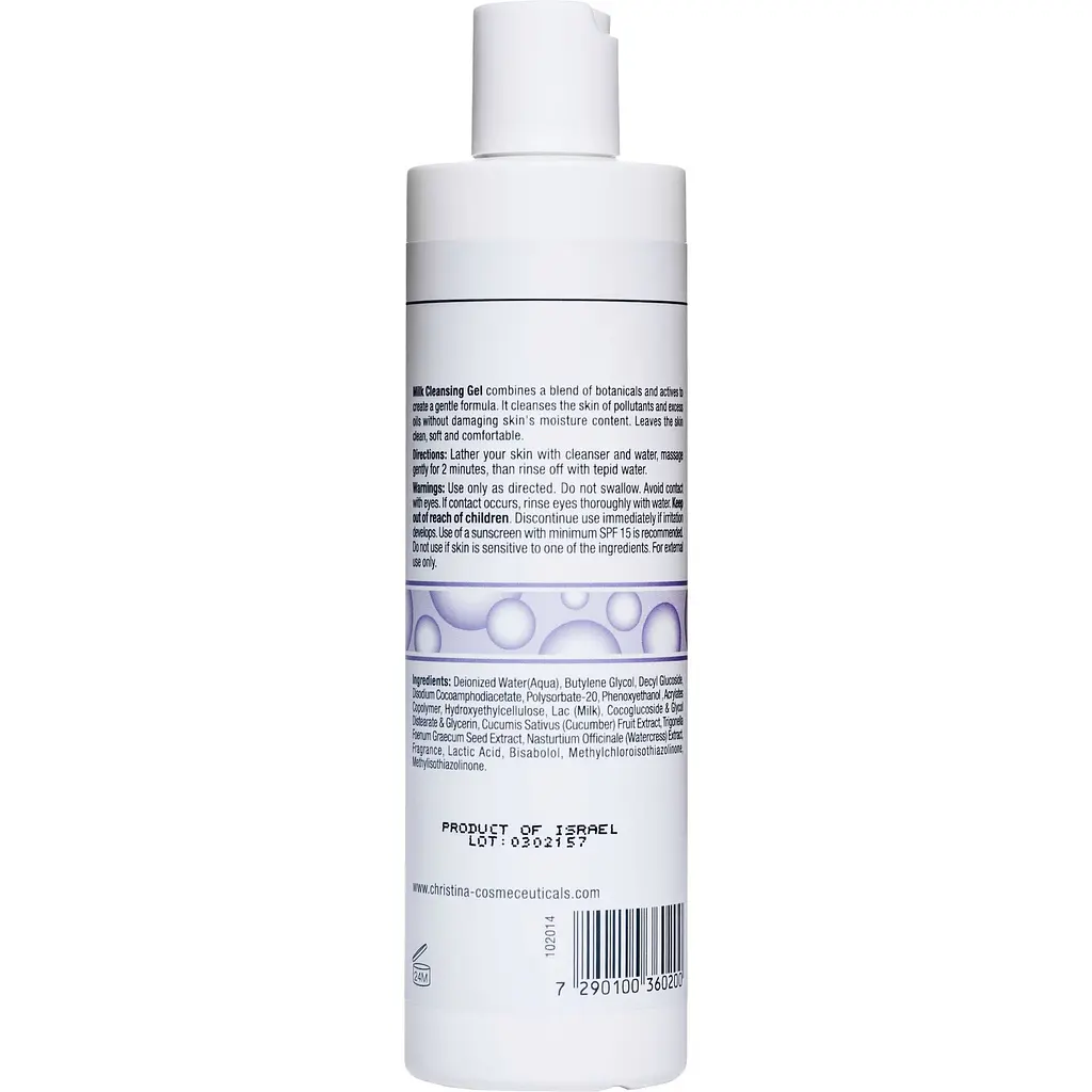 Молочний очищувальний гель для сухої та нормальної шкіри Christina Fresh Milk Cleansing Gel 300 мл - фото 2