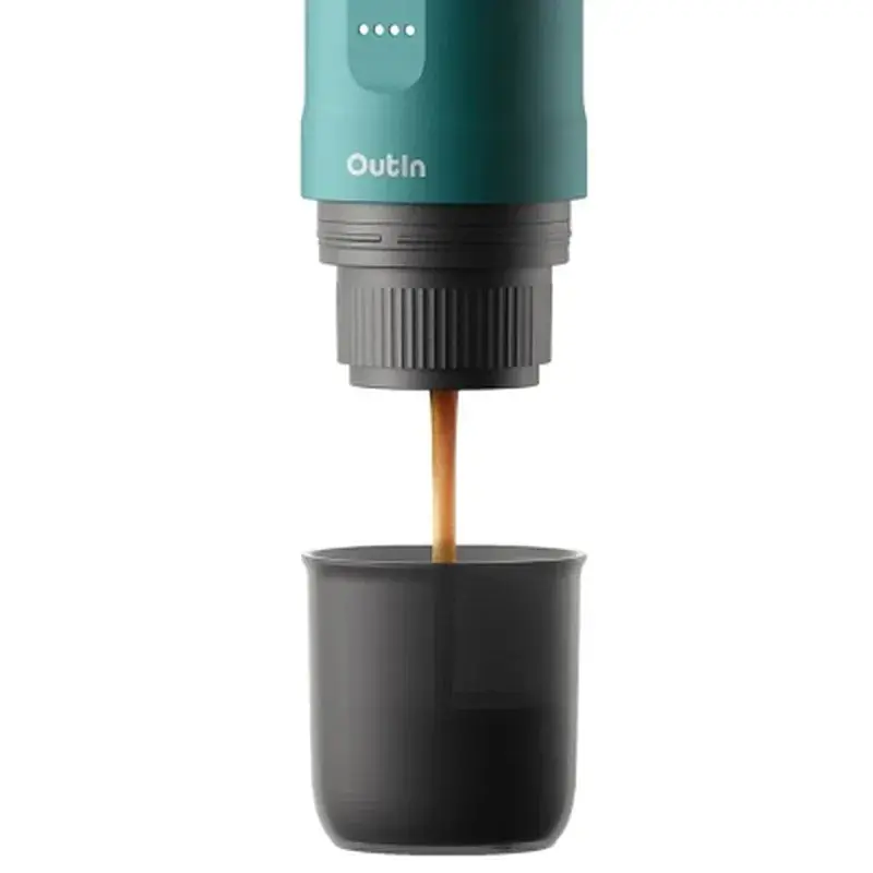 Портативна кавоварка Outin Nano Espresso Machine OTEM-01 Outin Teal (OTEM-01-TEAL) - фото 4