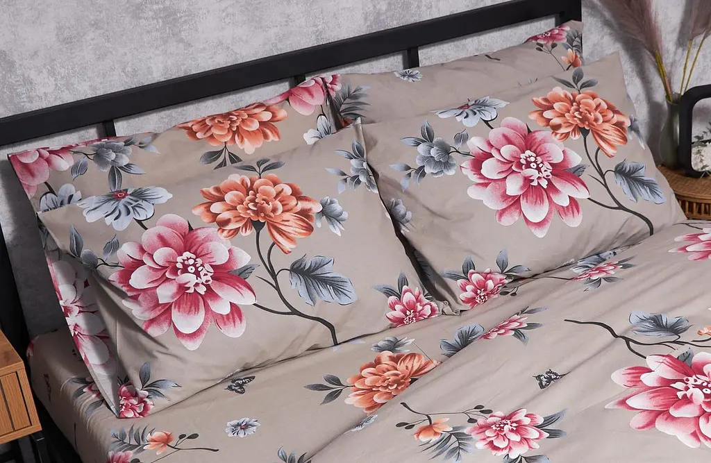 Набор наволочек Moon&Star Бязь Gold Люкс Peony Brown 60х60 см 2 шт - фото 3
